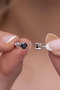 Heliophilia Silver Pendientes de Plata de Ley 925 con Circón